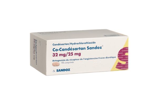 Co-Candesartan Sandoz Tabl 32/25 mg 98 Stk