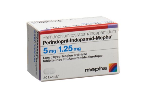 Perindopril-Indapamid-Mepha Filmtabl 5/1.25 mg Ds 30 Stk