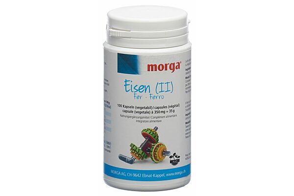 Morga fer (II) capsules végétales 100 pce