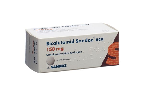 Bicalutamid Sandoz eco Filmtabl 150 mg 100 Stk