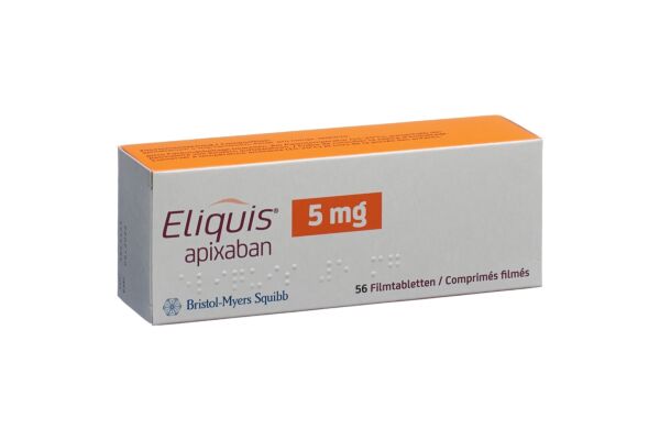 Eliquis Filmtabl 5 mg 56 Stk