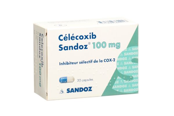 Célécoxib Sandoz caps 100 mg 30 pce