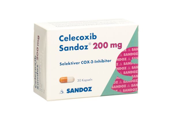 Célécoxib Sandoz caps 200 mg 30 pce
