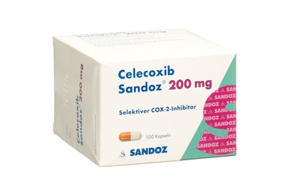 Célécoxib Sandoz caps 200 mg 100 pce