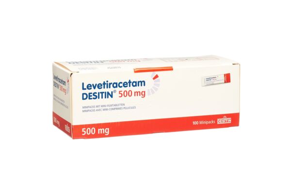 Levetiracetam DESITIN Minipacks mit Mini-Filmtabletten 500 mg Btl 100 Stk