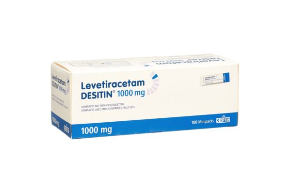 Levetiracetam DESITIN Minipacks mit Mini-Filmtabletten 1000 mg Btl 100 Stk