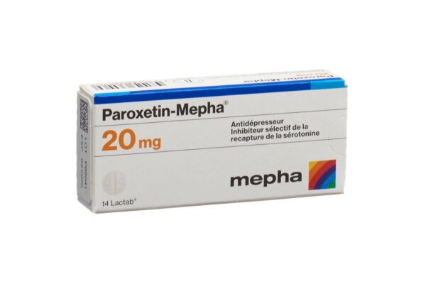Paroxetin-Mepha cpr pell 20 mg 14 pce
