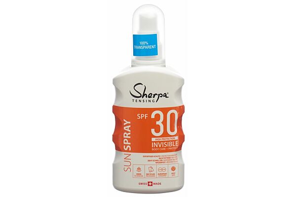 Sherpa Tensing spray solaire SPF30 Invisible 175 ml