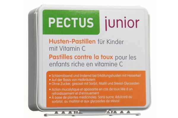Pectus junior pastilles bronchiques pour les enfants avec vitamine C bte 24 pce