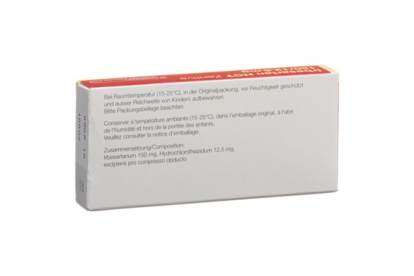 Irbesartan HCT Zentiva cpr pell 150/12.5mg 28 pce