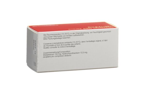 Irbesartan HCT Zentiva cpr pell 150/12.5mg 98 pce