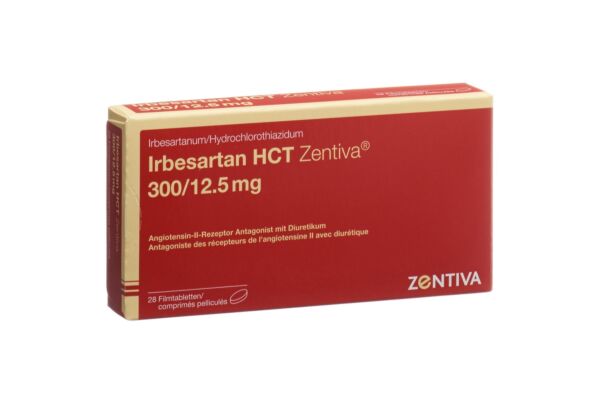 Irbesartan HCT Zentiva cpr pell 300/12.5mg 28 pce