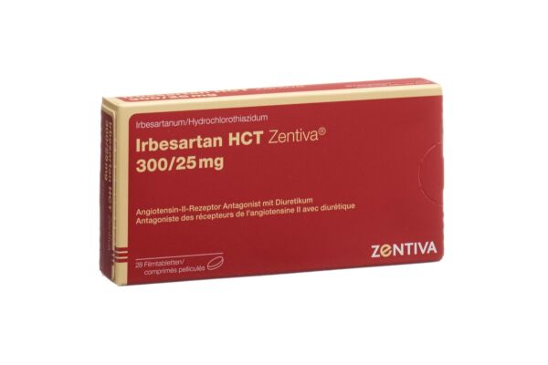Irbesartan HCT Zentiva cpr pell 300/25mg 28 pce