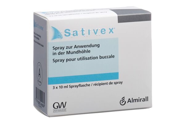 Sativex Lös zur Anwendung in der Mundhöhle 3 Spr 10 ml