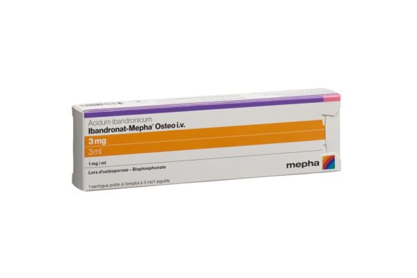 Ibandronat-Mepha Osteo Inj Lös 3 mg/3ml i.v. Fertspr 3 ml
