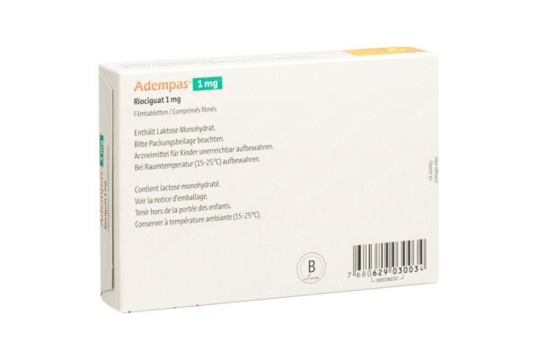 Adempas cpr pell 1 mg 42 pce