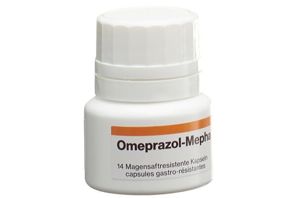 Omeprazol-Mepha caps 10 mg bte 98 pce