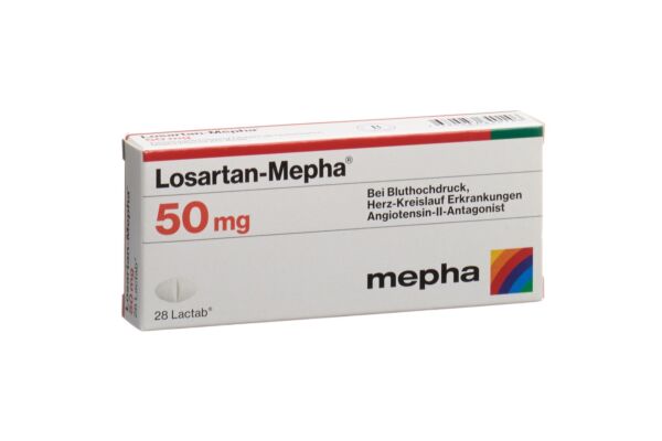 Losartan-Mepha Lactab 50 mg 28 pce