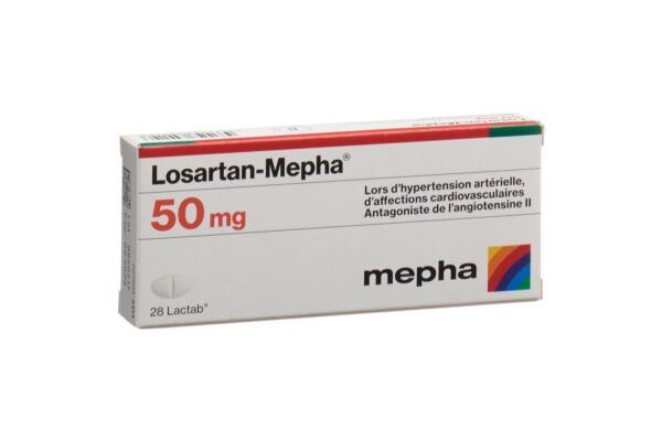 Losartan-Mepha Lactab 50 mg 28 Stk