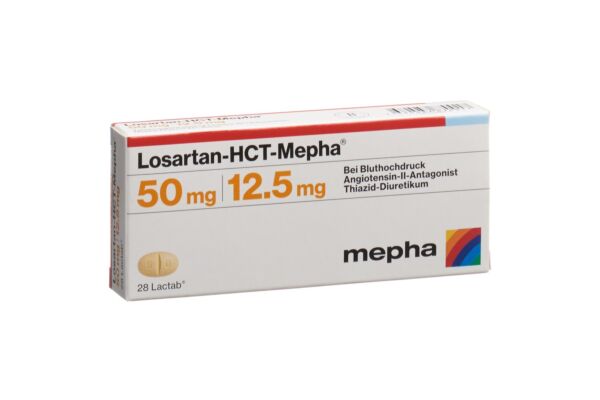 Losartan-HCT-Mepha Lactab 50/12.5mg 28 pce