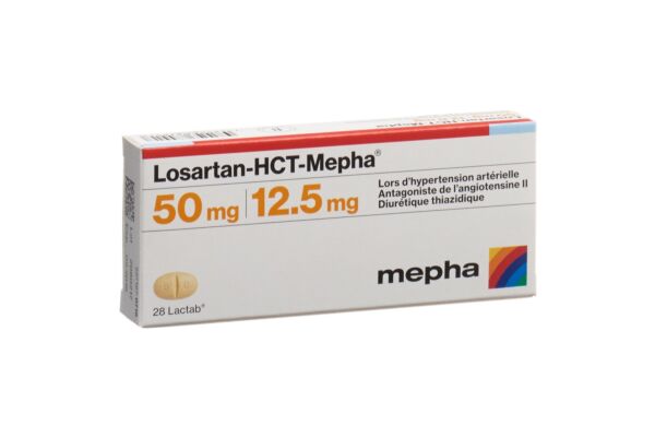 Losartan-HCT-Mepha Lactab 50/12.5mg 28 pce