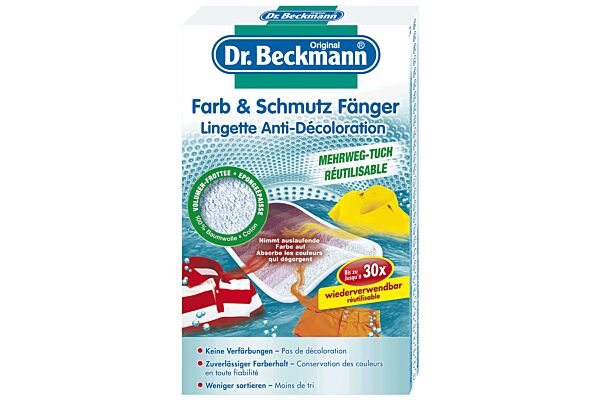 Dr Beckmann Lingette anti-décoloration réutilisable
