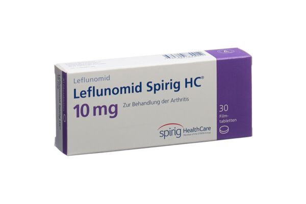 Léflunomide Spirig HC cpr pell 10 mg 30 pce