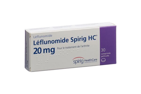Léflunomide Spirig HC cpr pell 20 mg 30 pce