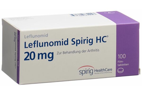 Leflunomid Spirig HC Filmtabl 20 mg 100 Stk