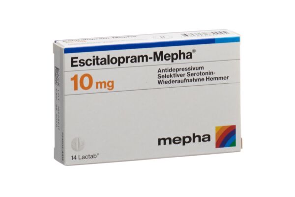 Escitalopram-Mepha Lactab 10 mg 14 pce