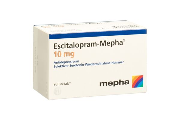 Escitalopram-Mepha Lactab 10 mg 98 Stk