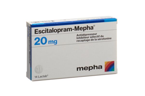 Escitalopram-Mepha Lactab 20 mg 14 Stk