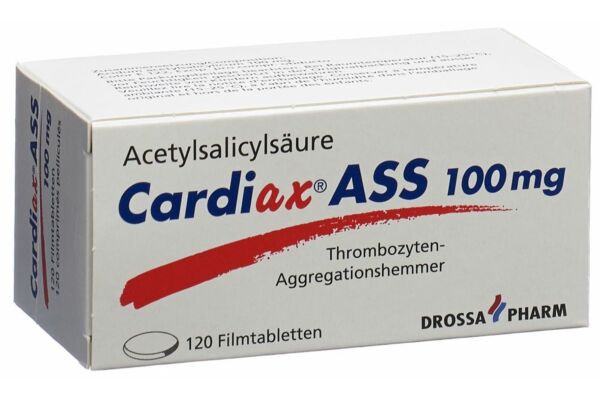 Cardiax ASS Filmtabl 100 mg 120 Stk