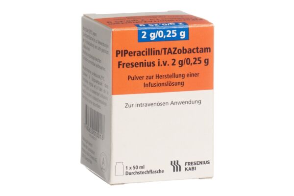 Piperacillin/Tazobactam Fresenius i.v. Trockensub 2.25 g Durchstf