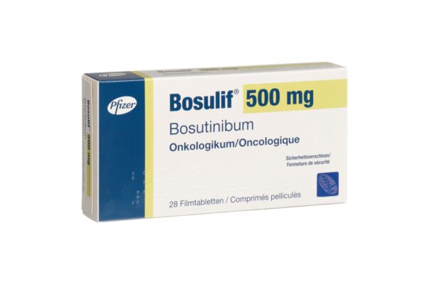 Bosulif cpr pell 500 mg 28 pce