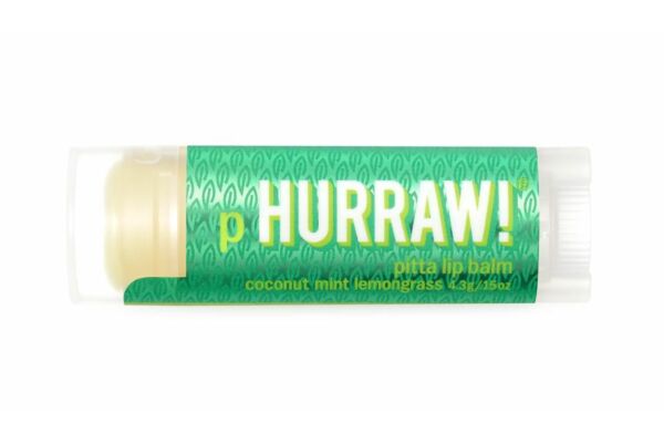 Hurraw! Lip Balm Pitta Coconut-Mint BIO 4.3 g