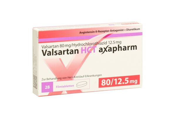 Valsartan HCT axapharm Filmtabl 80/12.5 mg 28 Stk