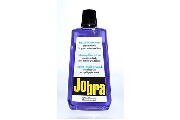 Jobra lotion capillaire spéciale bleu pour cheveux blancs et gris fl 250 ml