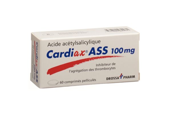 Cardiax ASS cpr pell 100 mg 60 pce