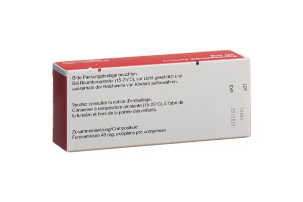 Furosemide Zentiva cpr 40 mg 50 pce