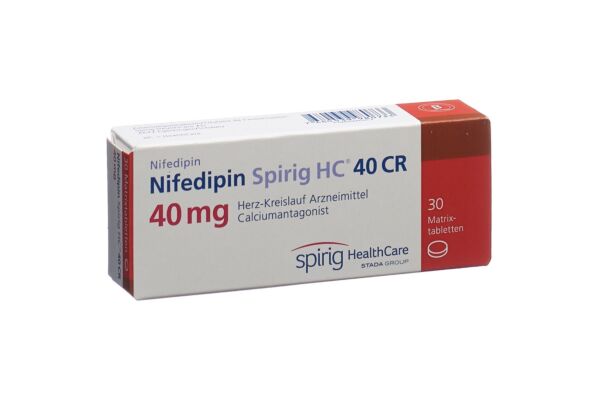 Nifedipin Spirig HC CR Ret Tabl 40 30 Stk