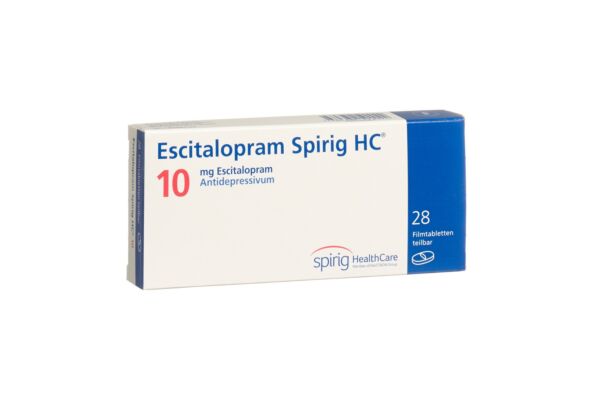 Escitalopram Spirig HC Filmtabl 10 mg 28 Stk
