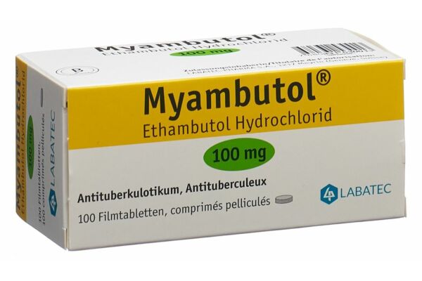 Myambutol Filmtabl 100 mg 100 Stk