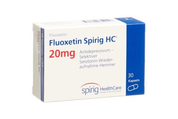 Fluoxétine Spirig HC caps 20 mg 30 pce