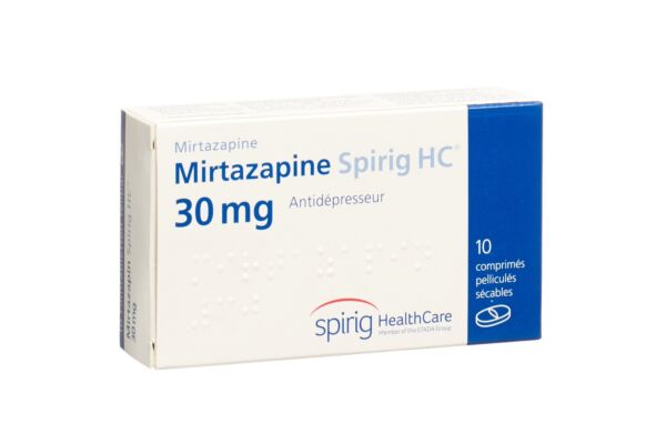Mirtazapine Spirig HC cpr pell 30 mg 10 pce