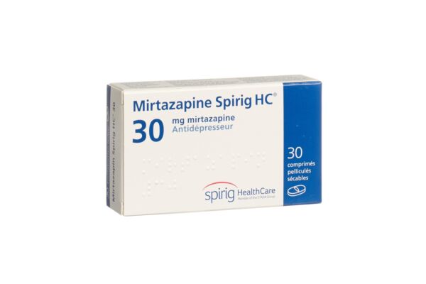 Mirtazapine Spirig HC cpr pell 30 mg 30 pce