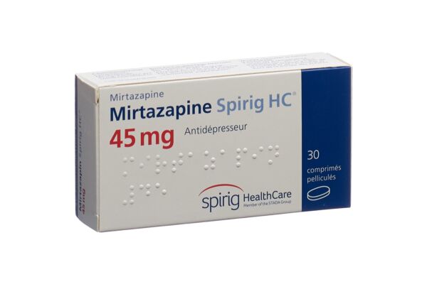 Mirtazapin Spirig HC Filmtabl 45 mg 30 Stk
