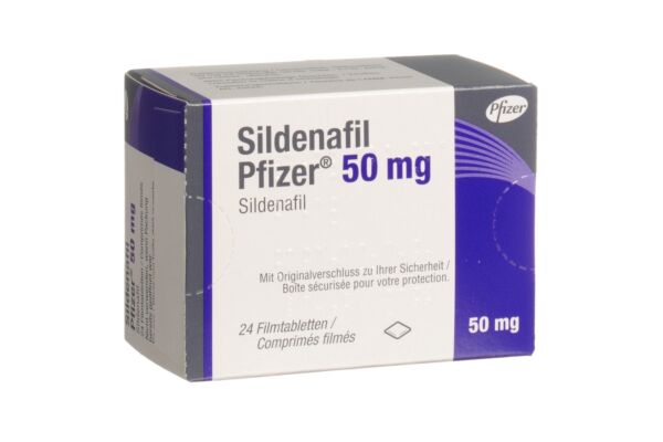 Sildenafil Pfizer cpr pell 50 mg 24 pce