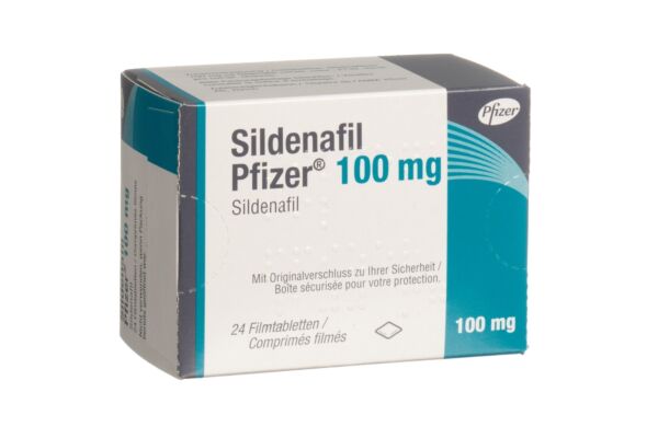 Sildenafil Pfizer Filmtabl 100 mg 24 Stk