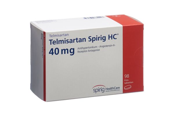 Telmisartan Spirig HC cpr pell 40 mg 98 pce